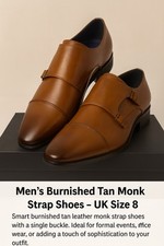 Men burnished tan monk - men’s,