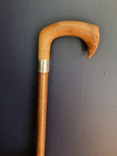 Antique walking stick cane - stick,
