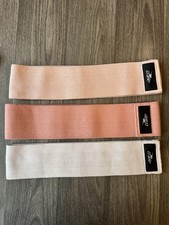 Fabric Resistance Bands Set 3 Heavy Duty Booty Glute Hip Circle Butt Non Slip 