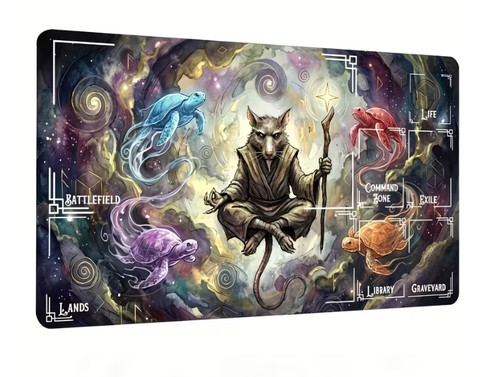 Ninja turtle theme mtg playmat - turtle,