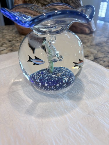 Vintage murano aquarium fish - vintage,