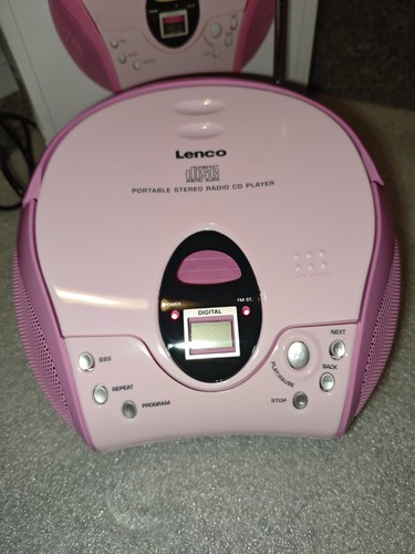 Lenco scd pink player fm - pink,
