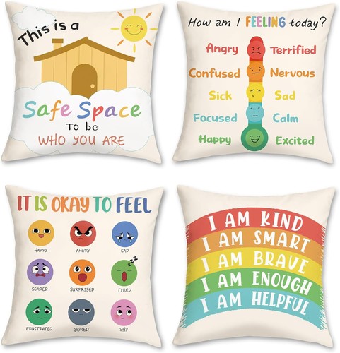 Calming corner cushion covers - calming,