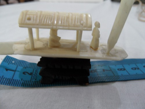 White carved miniature - white,