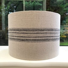 Lampshade Woven Black Grey