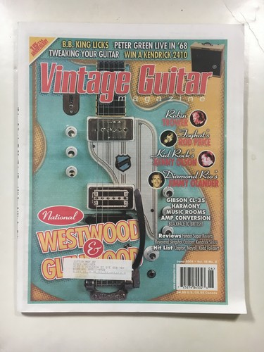 Vintage guitar music magazine - guitar,