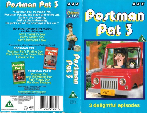 Postman pat vhs - vhs, bbc