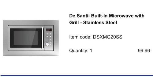 Santii built microwave - de,