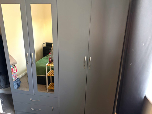 Grey door mirrored - grey, 4
