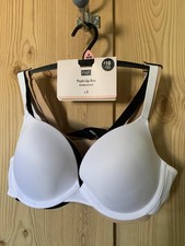 Tescos Bras. White, Black and Beige. B 38.