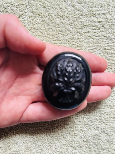 Genuine antique whitby jet - genuine,
