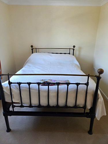 Double metal bed - metal, frame