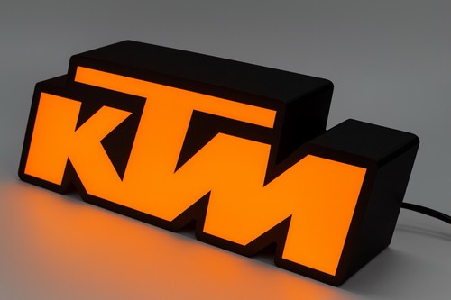Ktm led wall sign light - ktm,