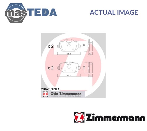 236231701 brake pads set - pads,