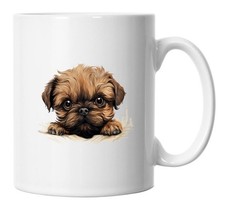 Brussels Griffon Mug Peeking