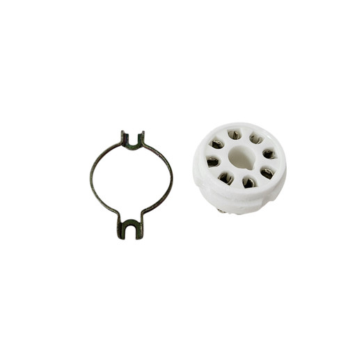 Octal ceramic pin chassis - ceramic, 8
