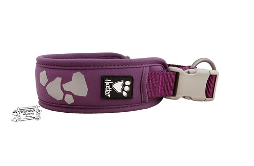 Wide dog collar hurtta purple - wide,