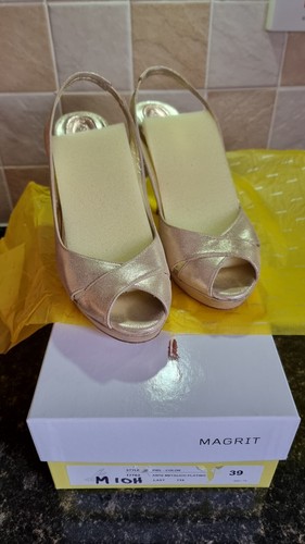 Magrit gold shoes - magrit,