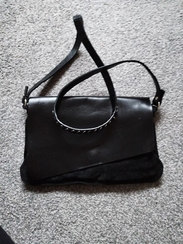 Zara black leather - leather, shoulder