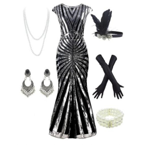 Fundaisy gatsby mermaid silver - gatsby,