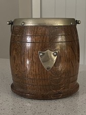 Vintage Wooden Biscuit Barrels