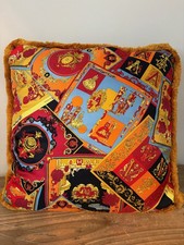 Versace Silk Cushion, 45x45cm