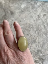 Costume Ring with Agate Stone