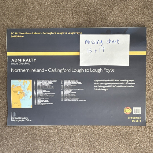 Admiralty leisure chart - leisure, folio