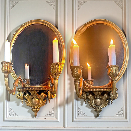 Antique pair french louis xvi - louis,