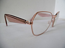 Viktor & Rolf Rose Gold & Pink Geometric Eye Glasses VR 20 55 18 140