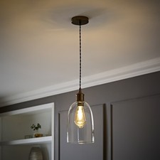 Ceiling Light Fitting Brushed