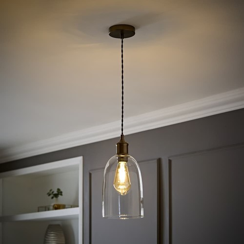 Ceiling light fitting brushed - ceiling,