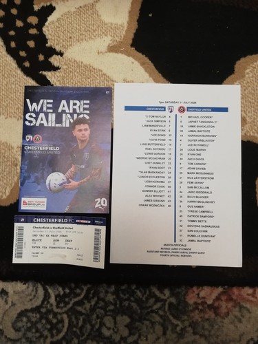 Chesterfield sheffield utd - chesterfield,