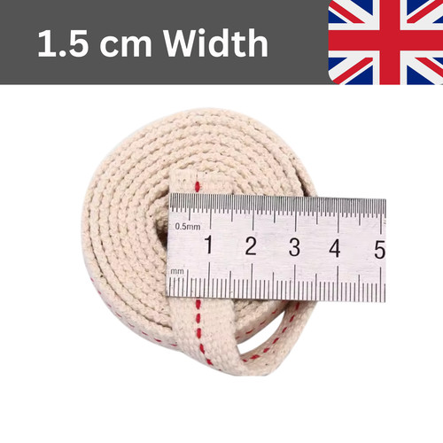 Flat cotton oil lamp wick - cotton,