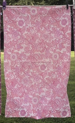 Vintage fabric pillowcase - vintage,
