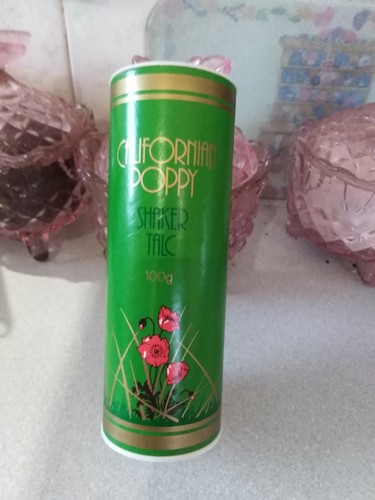 Californian poppy shaker - poppy, talc