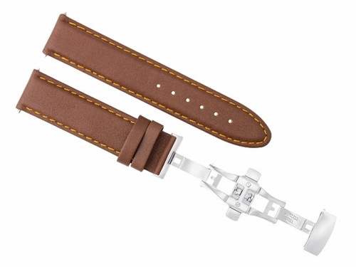 20mm leather band watch smooth - band,