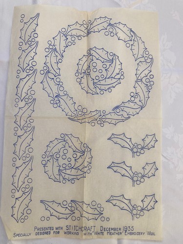 Vintage stitchcraft embroidery - vintage,
