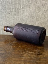 Vintage Brown Glass Schweppes