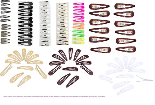 Snap hair clips - snap,