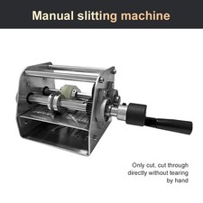 Manual Slitting Machine Milling Cutter Bevel/Straight Edge Band Saw Tool  