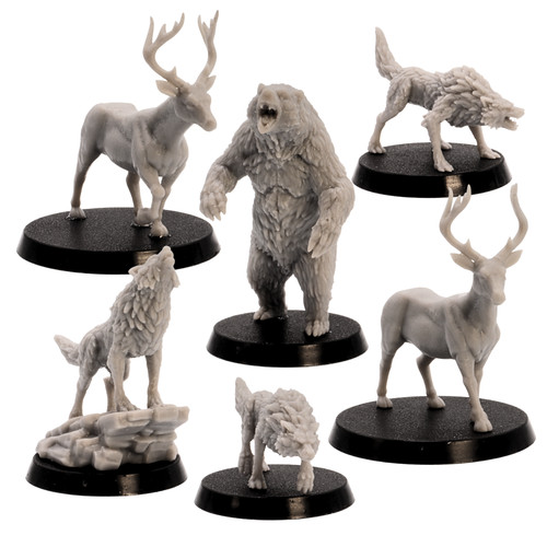Fantasy forest animals set - set, –