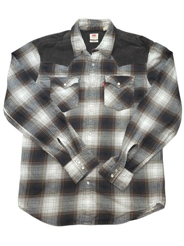 Levi plaid corduroy flannel - levi's,