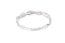 9ct White Gold Natural Diamond