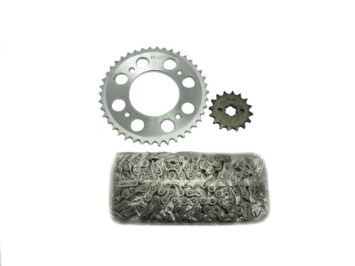Chain and sprocket set - and,