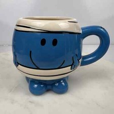 Sanrio Mr Bump 3D Mug Mr Men Little Miss 2015 Blue & White