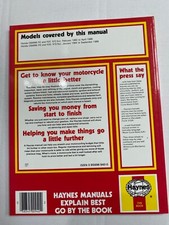 Haynes Workshop Manual 940 Honda CBX550F 1982-1986