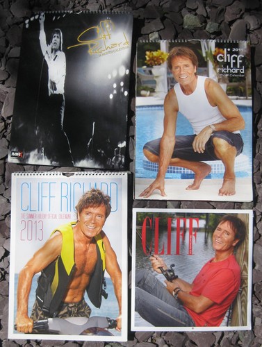 Cliff richard calendars - cliff,