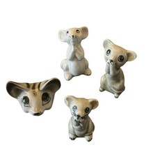 collection of ceramic mouse figurines.  Vintage Small