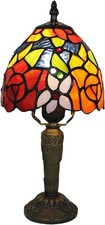 Rose Tiffany Small Table Lamp